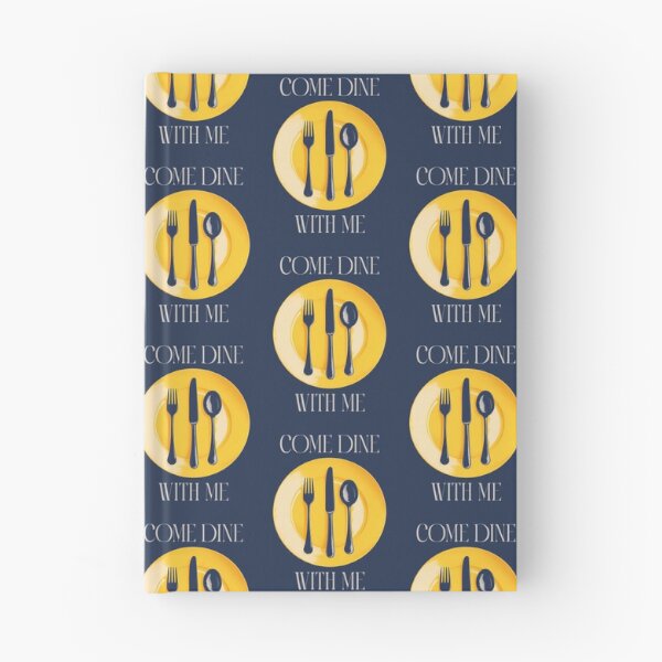 Item preview, Come Dine With Me II (on Navy) designed and sold by PawsitiveMum3.