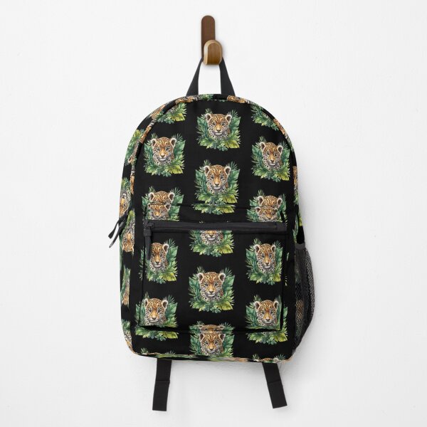 Item preview, Leopard Cub with Jungle Foliage designed and sold by perijun.