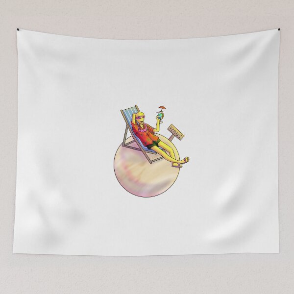 Item preview, Yellow Alien Tanning on Venus designed and sold by JimboTurtle.