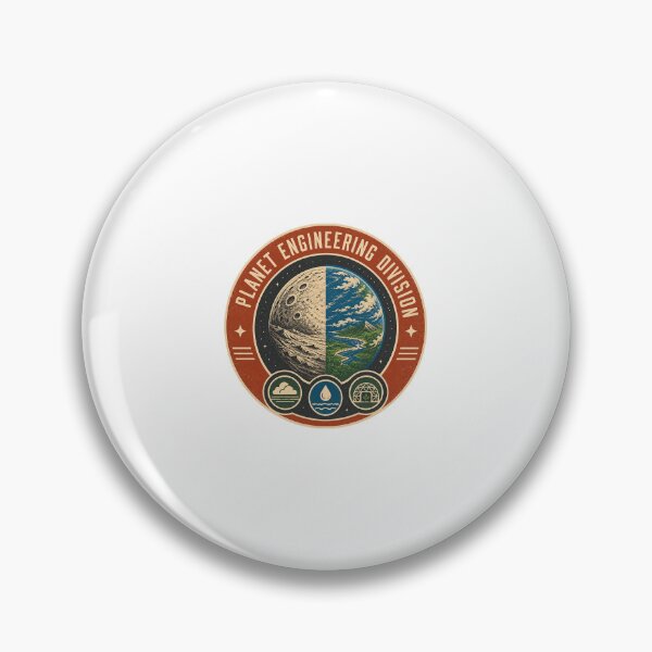 Item preview, Planet Engineering Retro Sci-Fi World Building Design designed and sold by AMICO77.