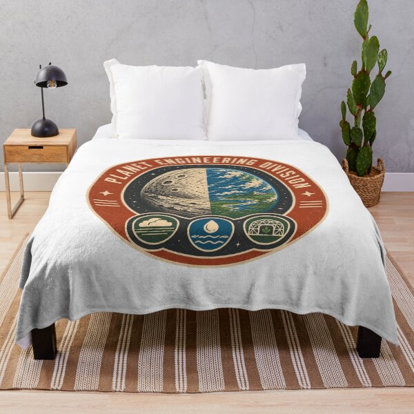 Item preview, Planet Engineering Retro Sci-Fi World Building Design designed and sold by AMICO77.