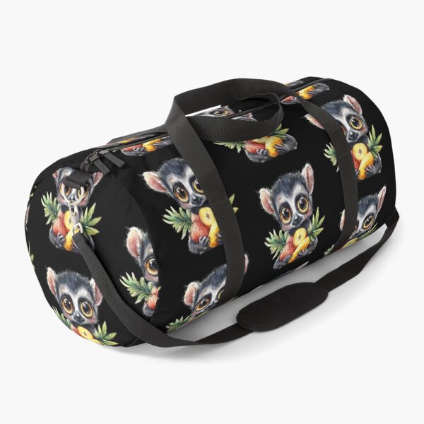 Item preview, Cute Lemur with Tropical Fruits designed and sold by perijun.