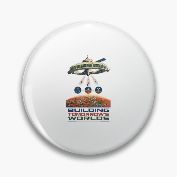 Item preview, Planet Engineering Retro Sci-Fi World Building Design designed and sold by AMICO77.