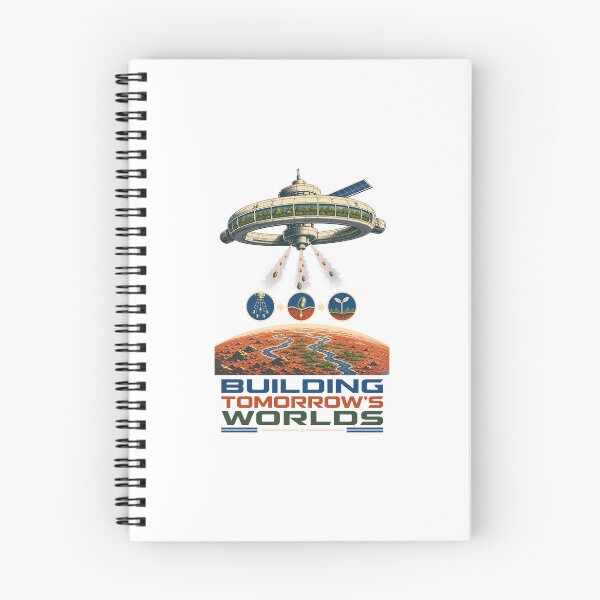 Item preview, Planet Engineering Retro Sci-Fi World Building Design designed and sold by AMICO77.