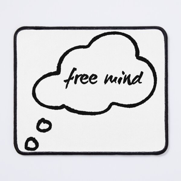Item preview, Free Mind Thought Bubble Minimalist Design Mental Freedom designed and sold by HYPNK.