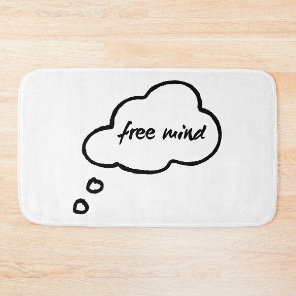 Item preview, Free Mind Thought Bubble Minimalist Design Mental Freedom designed and sold by HYPNK.