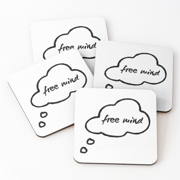 Item preview, Free Mind Thought Bubble Minimalist Design Mental Freedom designed and sold by HYPNK.