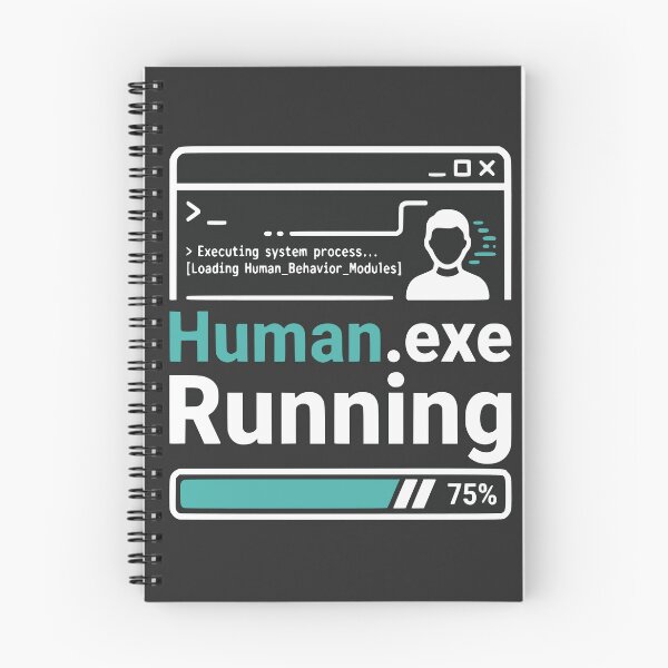 Item preview, Human.exe Running Funny Developer Gift Programming Humor Design designed and sold by Ixnor.