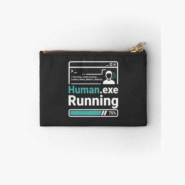 Item preview, Human.exe Running Funny Developer Gift Programming Humor Design designed and sold by Ixnor.