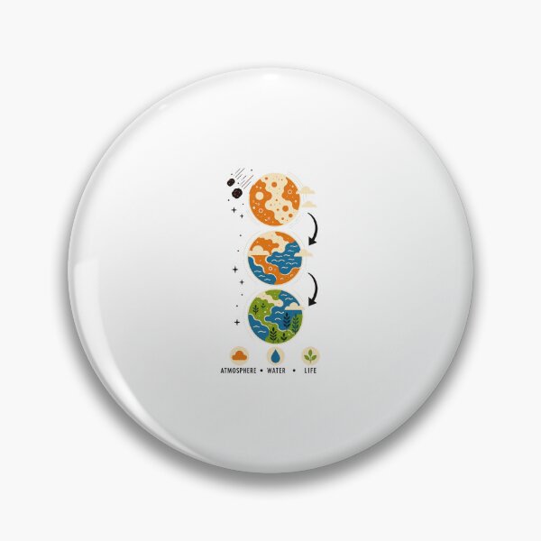 Item preview, Planet Engineering Retro Sci-Fi World Building Design designed and sold by AMICO77.