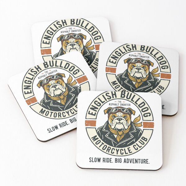 Item preview, English Bulldog Biker | Slow Ride Big Adventure | Funny Bulldog Rider Gift designed and sold by CH-4TEE.