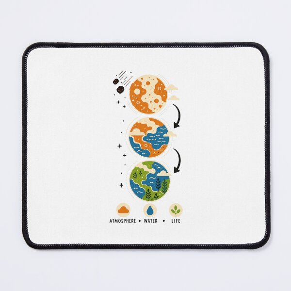 Item preview, Planet Engineering Retro Sci-Fi World Building Design designed and sold by AMICO77.