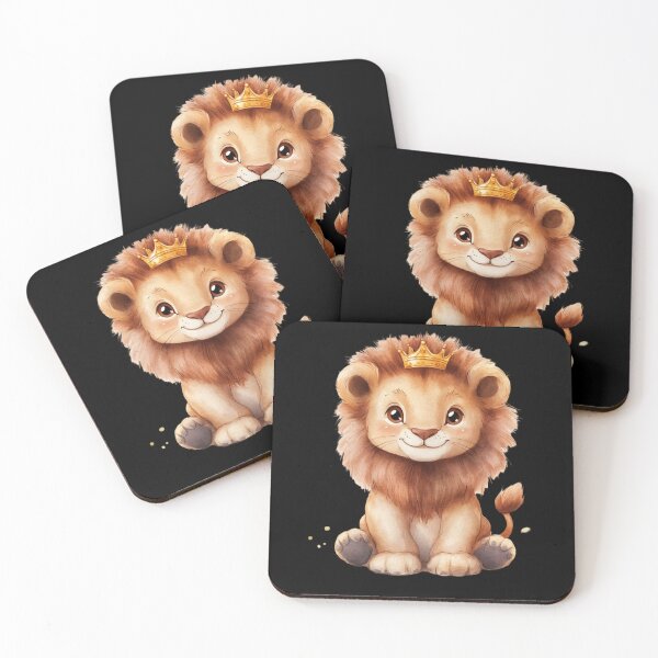 Item preview, Adorable Lion Cub with Crown designed and sold by perijun.