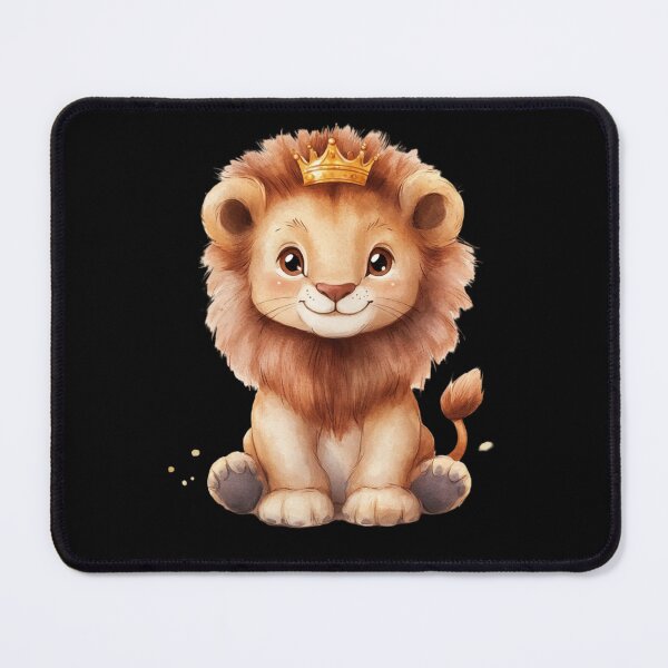 Item preview, Adorable Lion Cub with Crown designed and sold by perijun.