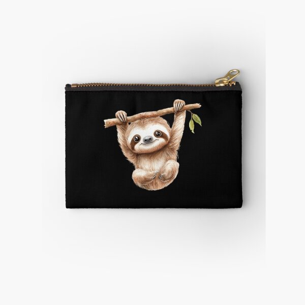 Item preview, Adorable Sloth Hanging on Branch designed and sold by perijun.