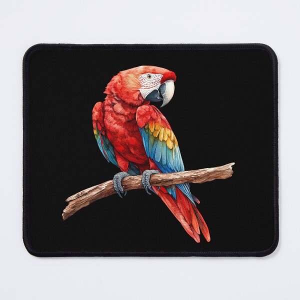 Item preview, Colorful Macaw on Branch designed and sold by perijun.