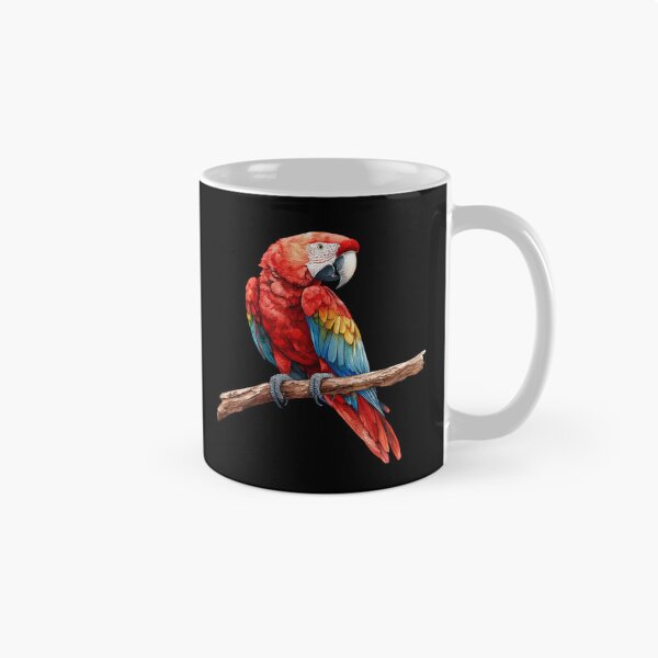 Item preview, Colorful Macaw on Branch designed and sold by perijun.