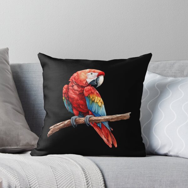 Item preview, Colorful Macaw on Branch designed and sold by perijun.