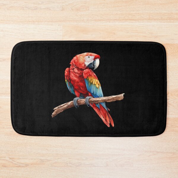 Item preview, Colorful Macaw on Branch designed and sold by perijun.