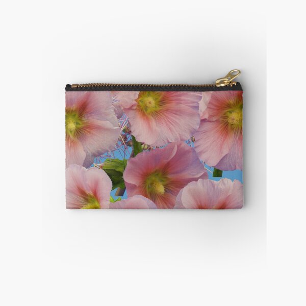 Item preview,  Whimsical Hollyhock Blossom Photo Collage designed and sold by JurateArt-DK.