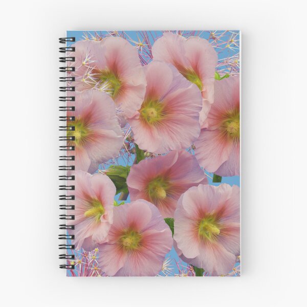 Item preview,  Whimsical Hollyhock Blossom Photo Collage designed and sold by JurateArt-DK.