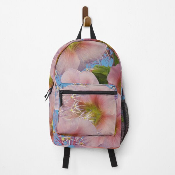 Item preview,  Whimsical Hollyhock Blossom Photo Collage designed and sold by JurateArt-DK.