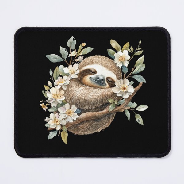 Item preview, Sleeping Sloth Among Blossoms designed and sold by perijun.