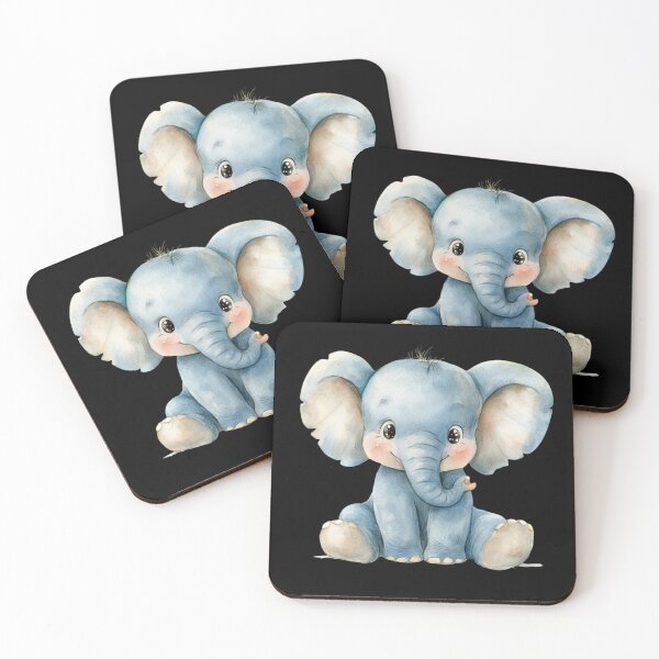 Item preview, Adorable Cartoon Elephant designed and sold by perijun.