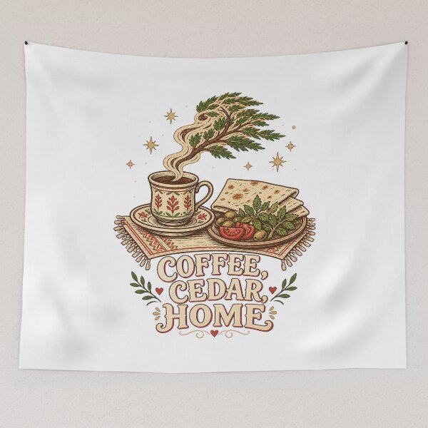 Item preview, Lebanese Girl Heritage Cedar Beirut Retro Design designed and sold by AMICO77.