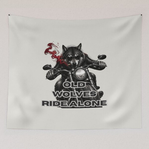 Item preview, Moto Maniacs Wolf Digital Art designed and sold by GoGreenlove.