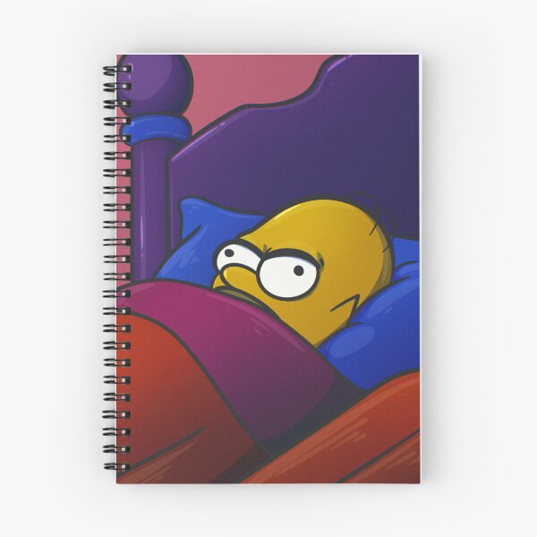 Item preview, Homer Simpson can’t sleep meme designed and sold by feannaart.