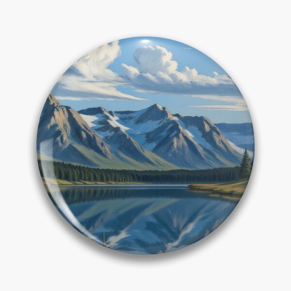 Item preview, Painterly Serenity: Mountain & Sky designed and sold by Crazy Ronald.