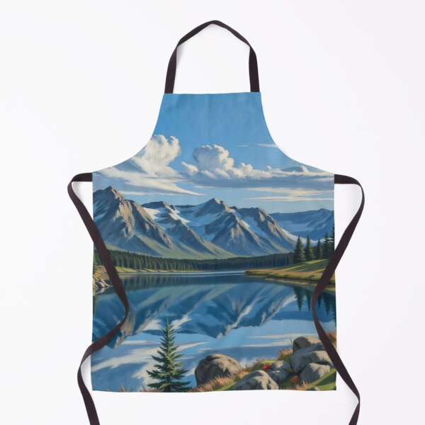 Item preview, Painterly Serenity: Mountain & Sky designed and sold by Crazy Ronald.