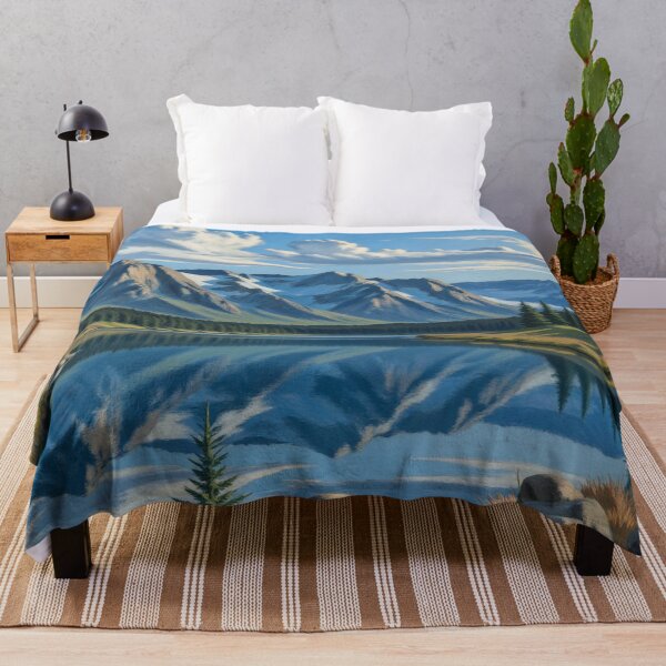Item preview, Painterly Serenity: Mountain & Sky designed and sold by Crazy Ronald.