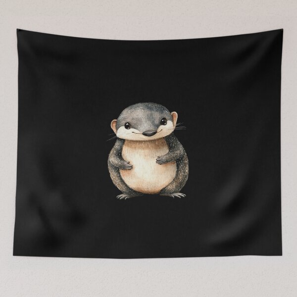 Item preview, Cute Cartoon Otter designed and sold by perijun.