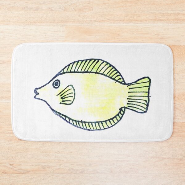 Item preview, Y for Yellow Tang Fish - - Cute Hand Drawn Alphabet Art designed and sold by Boy and Belugee.