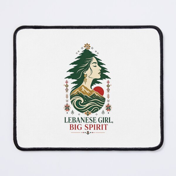 Item preview, Lebanese Girl Heritage Cedar Beirut Retro Design designed and sold by AMICO77.