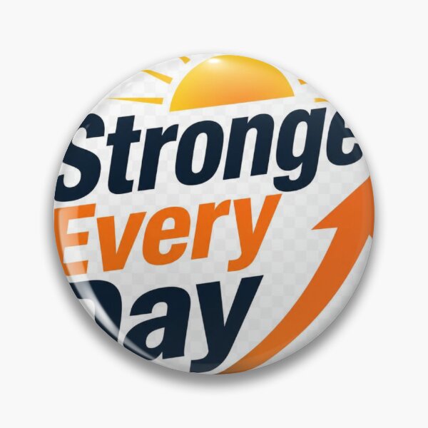 Item preview, Stronger Every Day Motivational Quote T-Shirt | Inspirational Growth Typography designed and sold by Paltooproducts.