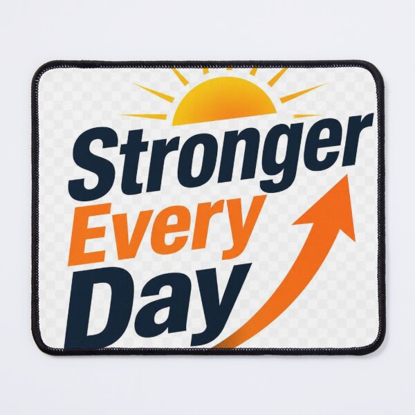 Item preview, Stronger Every Day Motivational Quote T-Shirt | Inspirational Growth Typography designed and sold by Paltooproducts.