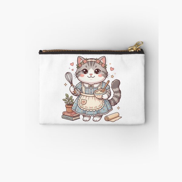 Item preview, Kawaii Chef Cat: Cute Cottagecore Baker - Tradwife designed and sold by CuteKats.