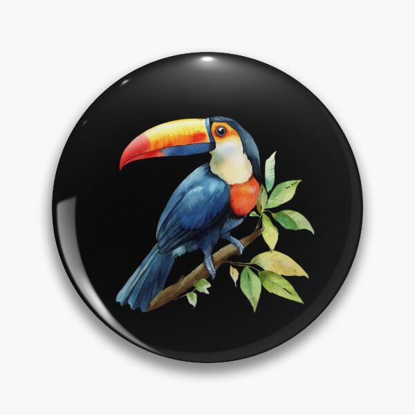 Item preview, Colorful Toucan on a Branch designed and sold by perijun.