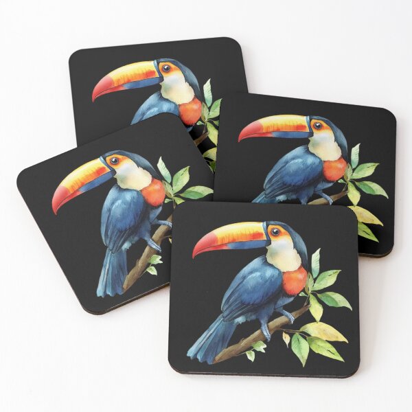 Item preview, Colorful Toucan on a Branch designed and sold by perijun.