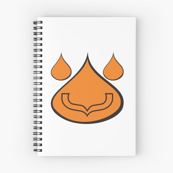 Item preview, Movemenbeer Orange Water Drop Smile Logo designed and sold by modghtr.