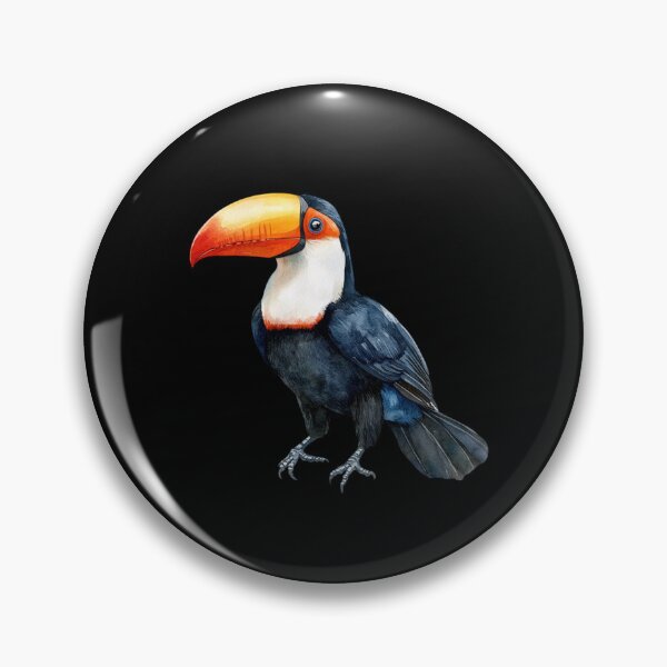 Item preview, Vibrant Toucan on White Background designed and sold by perijun.