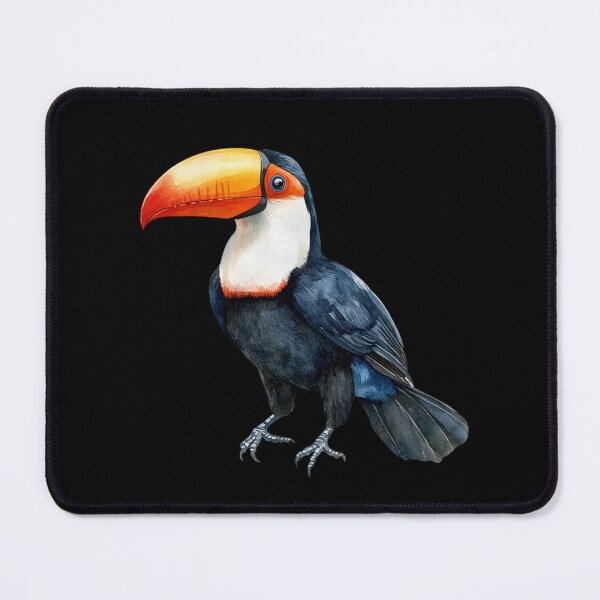 Item preview, Vibrant Toucan on White Background designed and sold by perijun.