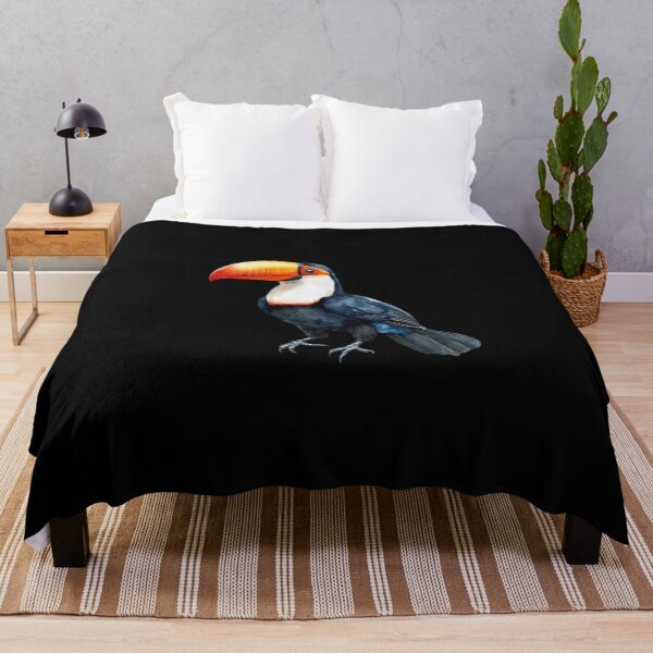 Item preview, Vibrant Toucan on White Background designed and sold by perijun.