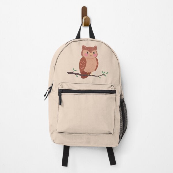 Item preview, Cute Brown Owl on Tree Branch designed and sold by winterpumpkin.