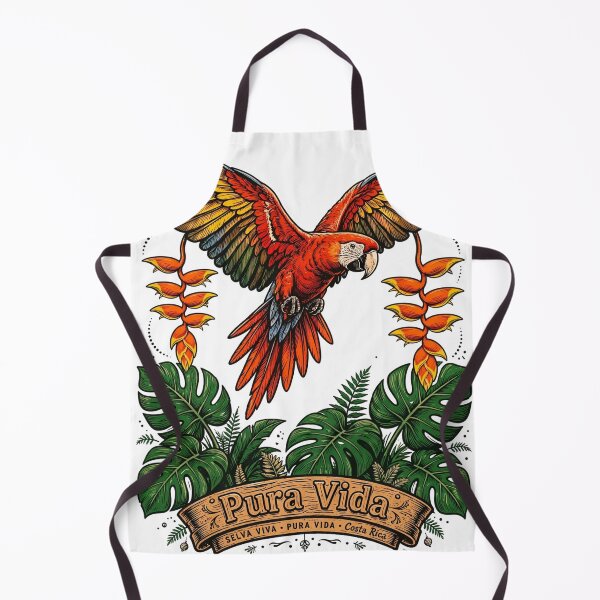Item preview, Pura Vida Red Macaw Costa Rica designed and sold by FantasyPearl.