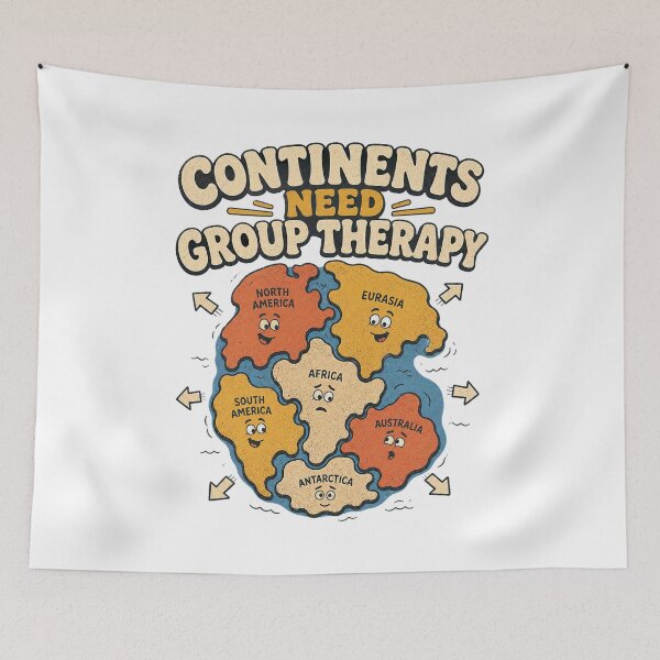 Item preview, Pangea Map Vintage Geology and Continental Drift Design designed and sold by AMICO77.