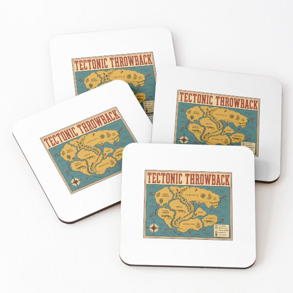 Item preview, Pangea Map Vintage Geology and Continental Drift Design designed and sold by AMICO77.